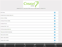 Tablet Screenshot of createlonline.com